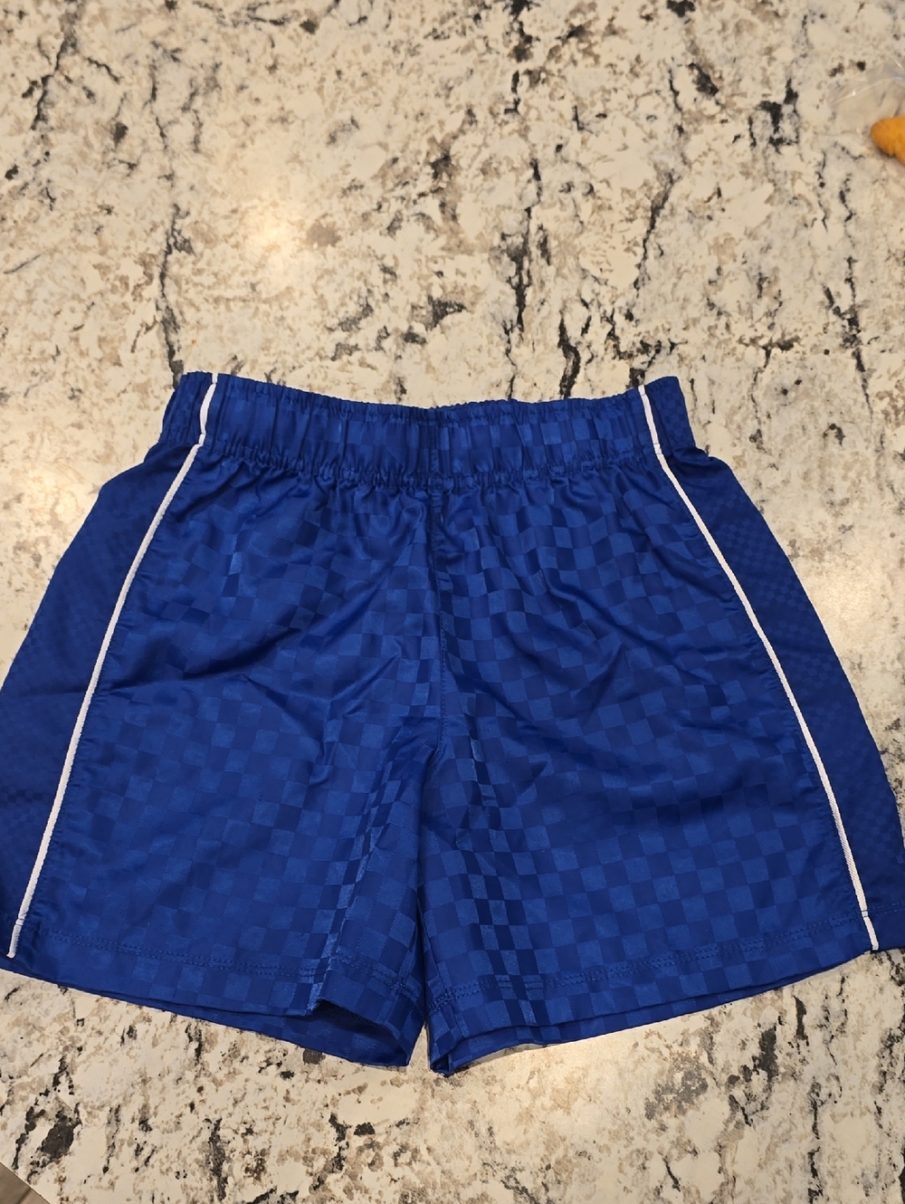 DSG Royal Blue Athletic Shorts with White Drawstring